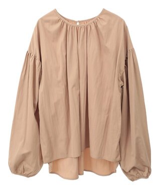 CRAFT STANDARD BOUTIQUE ボリュームスリーブブラウス Beige