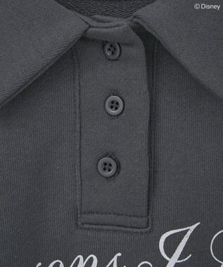 Green Parks １０１匹わんちゃん／ポロ衿裏毛スウェット Charcoal Gray