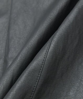 YECCA VECCA レザーライクマーメイドスカート Black