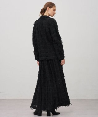 uncrave フリンジレース ジャケット ブラック