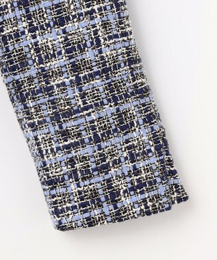 J.PRESS LADIES L ファニーツイード ジャケット ネイビー系