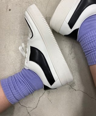 WEGO 底パイルカラーリブソックス 柄1