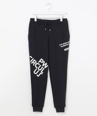  【MEN】【洗える/吸汗速乾/ストレッチ】ダンボール ロゴ ジャージー パンツ