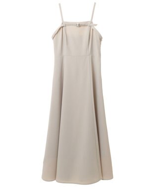 earth music&ecology 胸元ベルトキャミワンピース Ecru