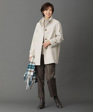 J.PRESS LADIES 【洗える・WEB限定カラーあり】CASHMERE BLEND ハイネック ニット ベージュ系