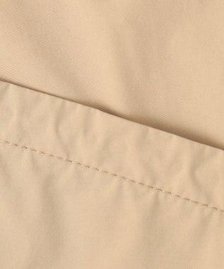 23区 L 【撥水加工】ソフトメモリータフタ スタンドネック ブルゾン ベージュ系