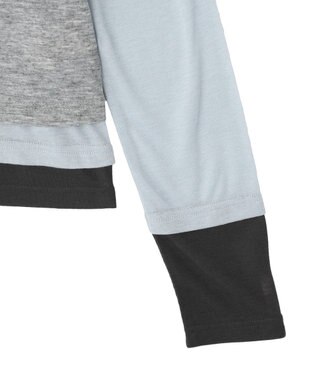 earth music&ecology SET2点ハイショクシアータンクトップ+ロンT Gray Mixture