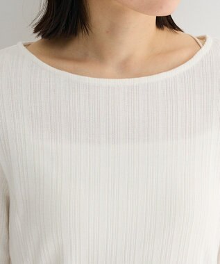 Green Parks チェーンリブカットプルオーバー Off White