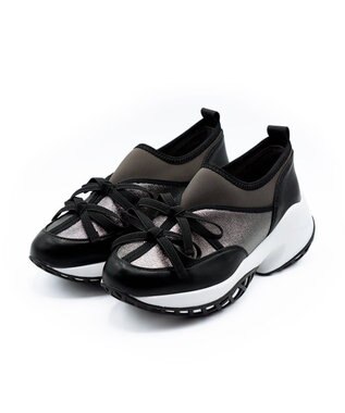 APOM ウォーターレジストプラットフォームリボンスニーカー エタン