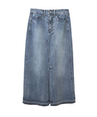 YECCA VECCA クリアコーティングデニムロングスカート Indigo
