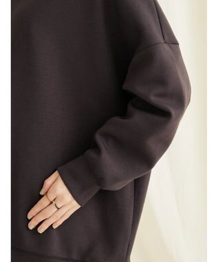 CRAFT STANDARD BOUTIQUE ポンチモックネックビッグプルオーバー Charcoal Gray