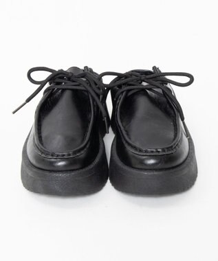 WEGO レースアップデザインサボ ブラック