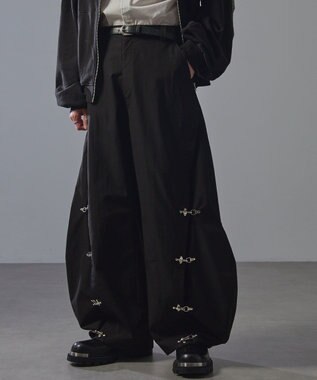 Green Parks トランスフォームワイドバルーンパンツ