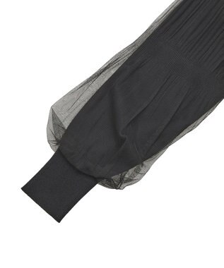 earth music&ecology レンチング(TM)エコヴェロ(TM)(マジョリカプリーツ) Black