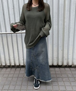 WEGO メッシュニットBIGPO カーキ