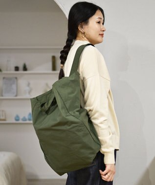 NIZYU KANO ポケッタブル 3wayリュック カーキ