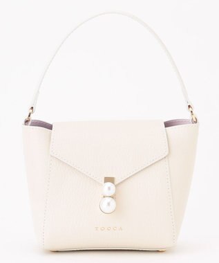 TOCCA 【大人百花掲載】INNOCENCE LEATHER POCHETTE ポシェットバッグ オフ系