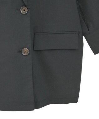 earth music&ecology シアードルマンジャケット Black