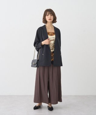 earth music&ecology シアードルマンジャケット Black