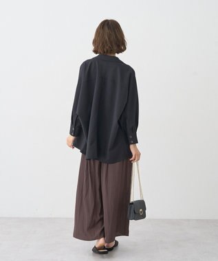 earth music&ecology シアードルマンジャケット Black