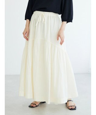 CRAFT STANDARD BOUTIQUE リバーシブルチュールスカート Ivory