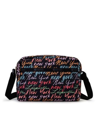 LeSportsac DANIELLA CROSSBODY/NYCスクリプトブラック NYCスクリプトブラック