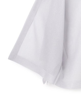 23区 S 【APPLAUDIR】グロッシーニット ボレロカーディガン シルバー系