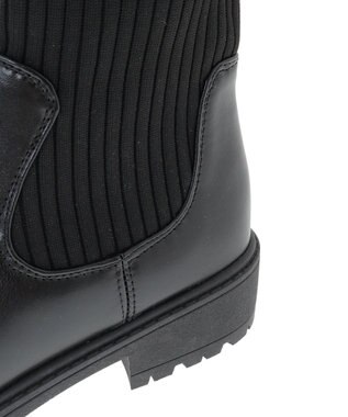 Green Parks ＲＵＰＩＳ．サイドゴアブーツ Black