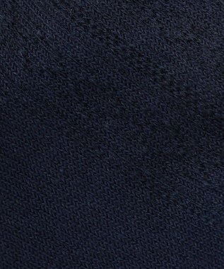 組曲 KIDS 【13-24㎝】リボン付シンプル ショートソックス ネイビー系