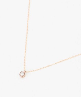 TOCCA 【WEB限定】FLORA K10 DIAMOND NECKLACE K10 ダイヤモンド ネックレス ピンクゴールド系