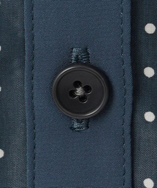 J.PRESS LADIES L 【洗える】ブロックドットプリント ワンピース ダルブルー系5