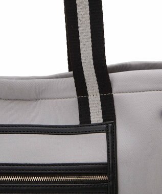 TOPKAPI 【新色追加】【TREASURE TOPKAPI】ネオプレン フロントポケット 2way トートバッグ グレー