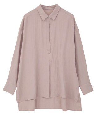 YECCA VECCA スキッパーオーバーシャツ Brown