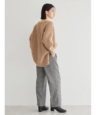 AMERICAN HOLIC ミックスヤーンカフタンニットプルオーバー Beige