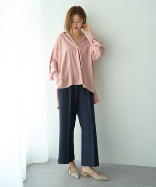 YECCA VECCA スキッパーオーバーシャツ Brown