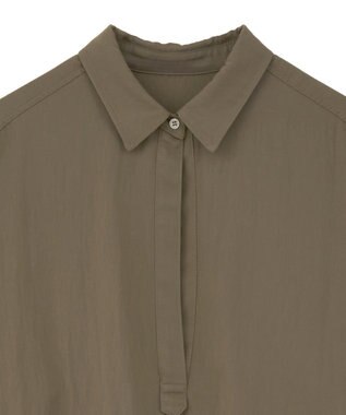 YECCA VECCA スキッパーオーバーシャツ Brown