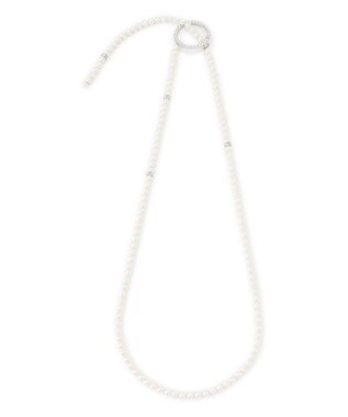 23区 【APPLAUDIR】2WAY クリッカー パールネックレス シルバー系