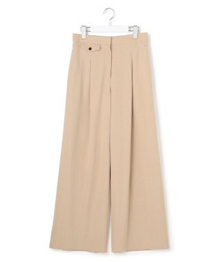 ICB L 【先行予約】Ry/Liバイオストレッチ ワイドパンツ ベージュ