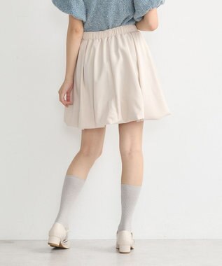 earth music&ecology バルーンミニスカート Beige