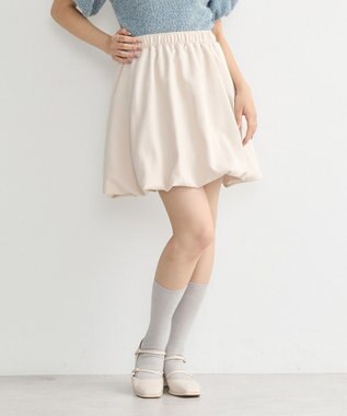 earth music&ecology バルーンミニスカート Beige