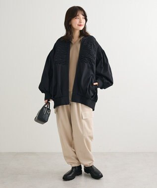 Green Parks スウェードカーゴパンツ Ivory