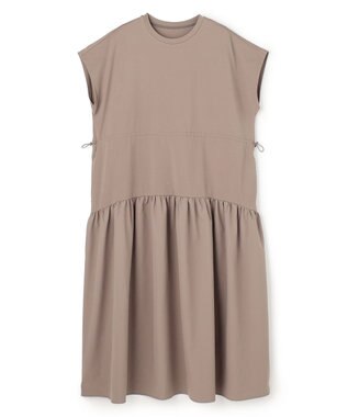 UNFILO BEAUTY FORM-T コンビティアード ワンピース モカ×モカ