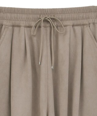 Green Parks スウェードカーゴパンツ Ivory