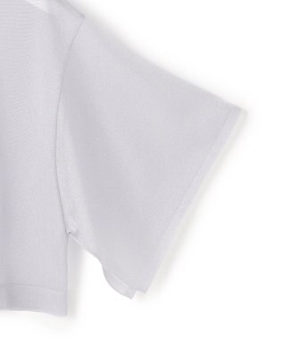 23区 S 【APPLAUDIR】グロッシーニット ボレロカーディガン シルバー系