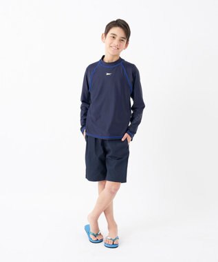 OP／FILA 【Reebok】長袖ラッシュガード ネイビー
