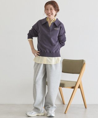 AMERICAN HOLIC 【BEVERLY HILLS POLO CLUB】裏毛ポロスウェット Navy