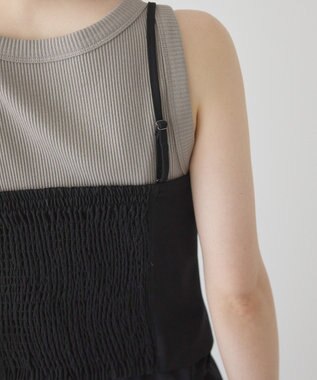 AMERICAN HOLIC 【2WAY】イージーケアフロントボタンビスチェ Black