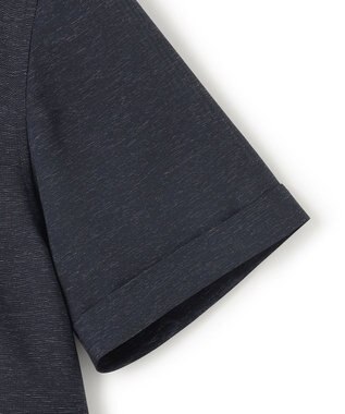 JOSEPH HOMME 新素材【軽量/通気性/清涼感/洗える/ストレッチ】レノクロスストレッチ　ウィングカラー半袖シャツ ネイビー系