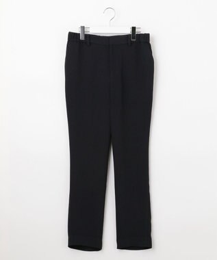 自由区 【XSサイズ～/洗える】ソフトサルエルパンツ ネイビー系