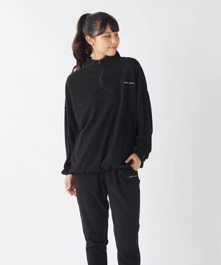 OP／FILA 【ocean pacific】 ハーフジッププルオーバー  スノーウェアレイヤー ブラック